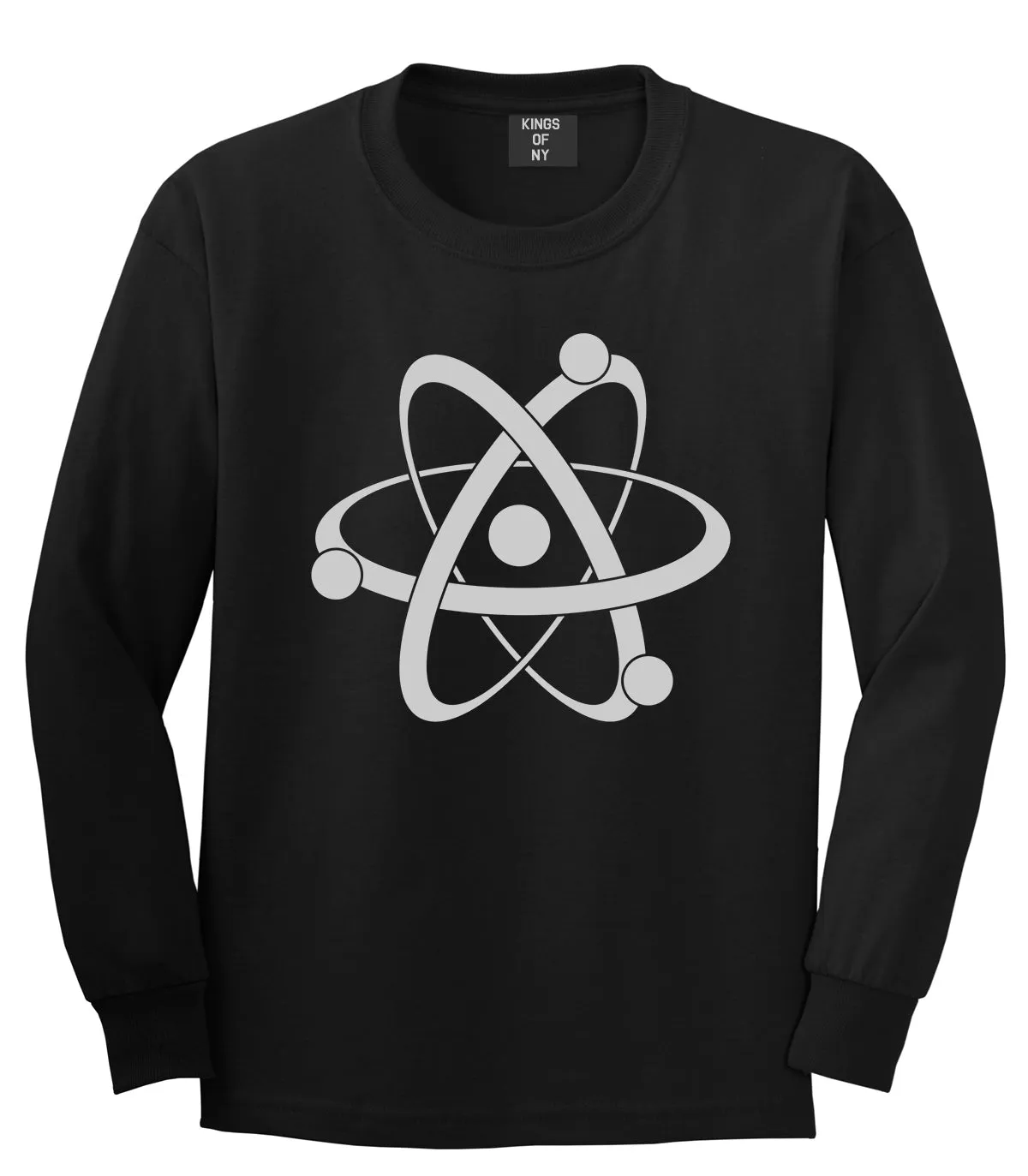 Atom Symbol Science Mens Long Sleeve T-Shirt