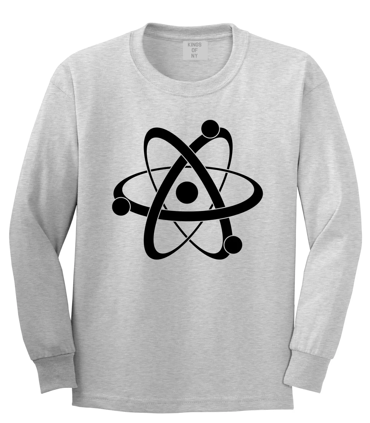 Atom Symbol Science Mens Long Sleeve T-Shirt