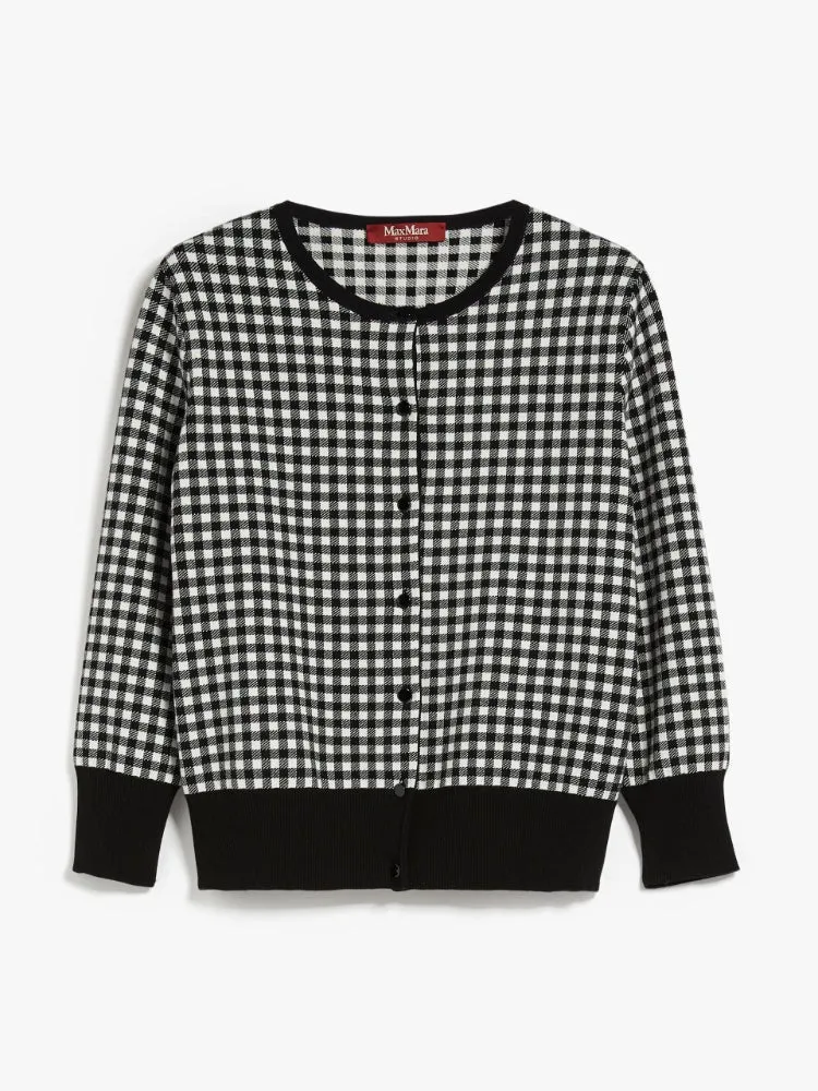 Cardigan viscosa jacquard mod VOLTO