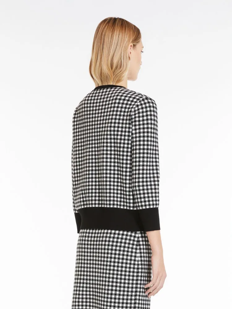 Cardigan viscosa jacquard mod VOLTO