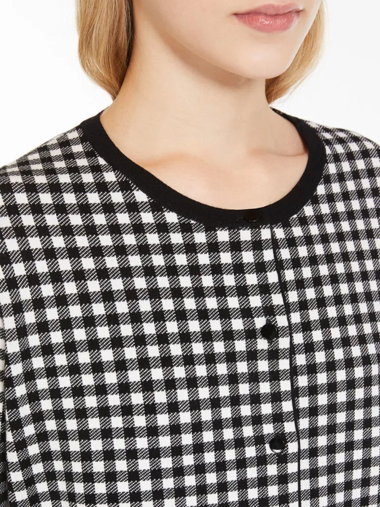 Cardigan viscosa jacquard mod VOLTO