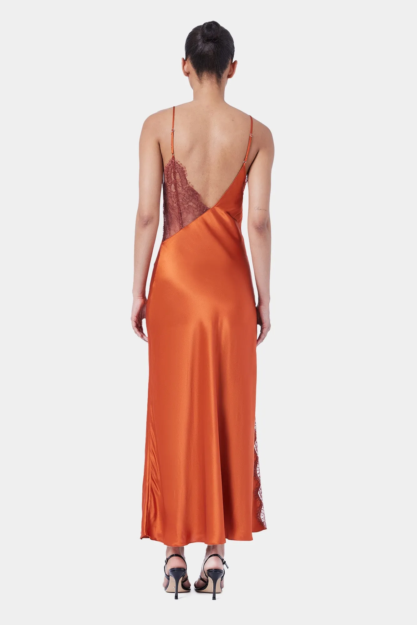 Cascading Lace Maxi Dress