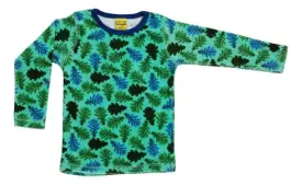 DUNS Long Sleeved T-shirt - Leaf Opal Velour