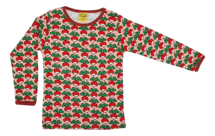 DUNS Long Sleeved T-shirt - Radish Peaches N Cream
