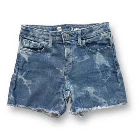 Girls Gap Size 10 Stonewashed Denim Midi Short Jean Shorts