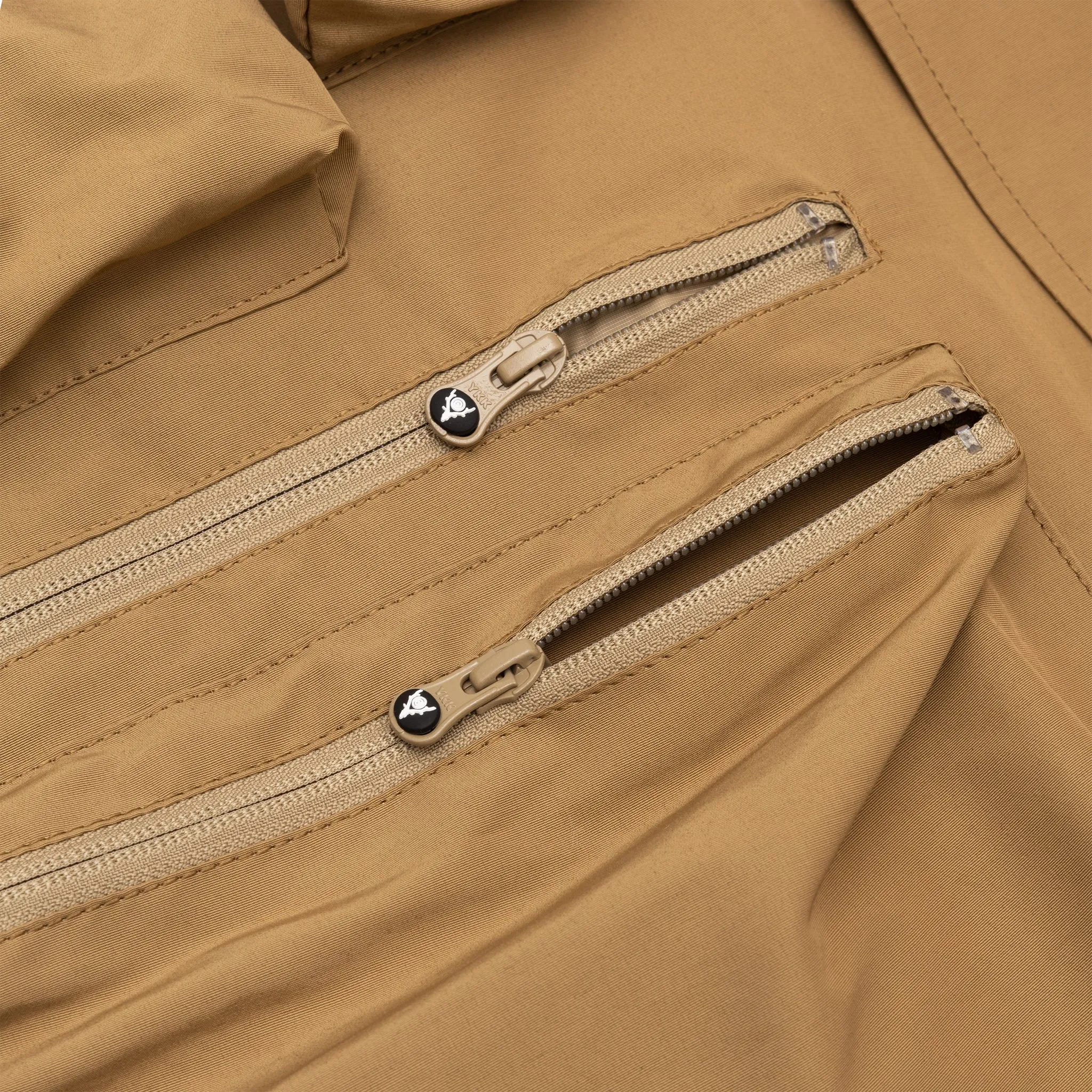 GROSGRAIN MULTI-POCKET ZIPPED DOWN VEST
