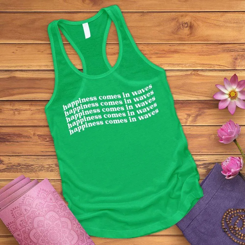 Happiness Comes In Waves Tank Top