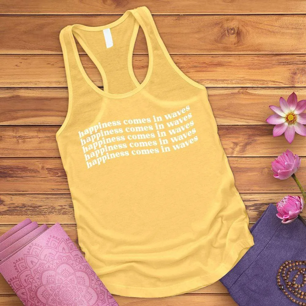 Happiness Comes In Waves Tank Top