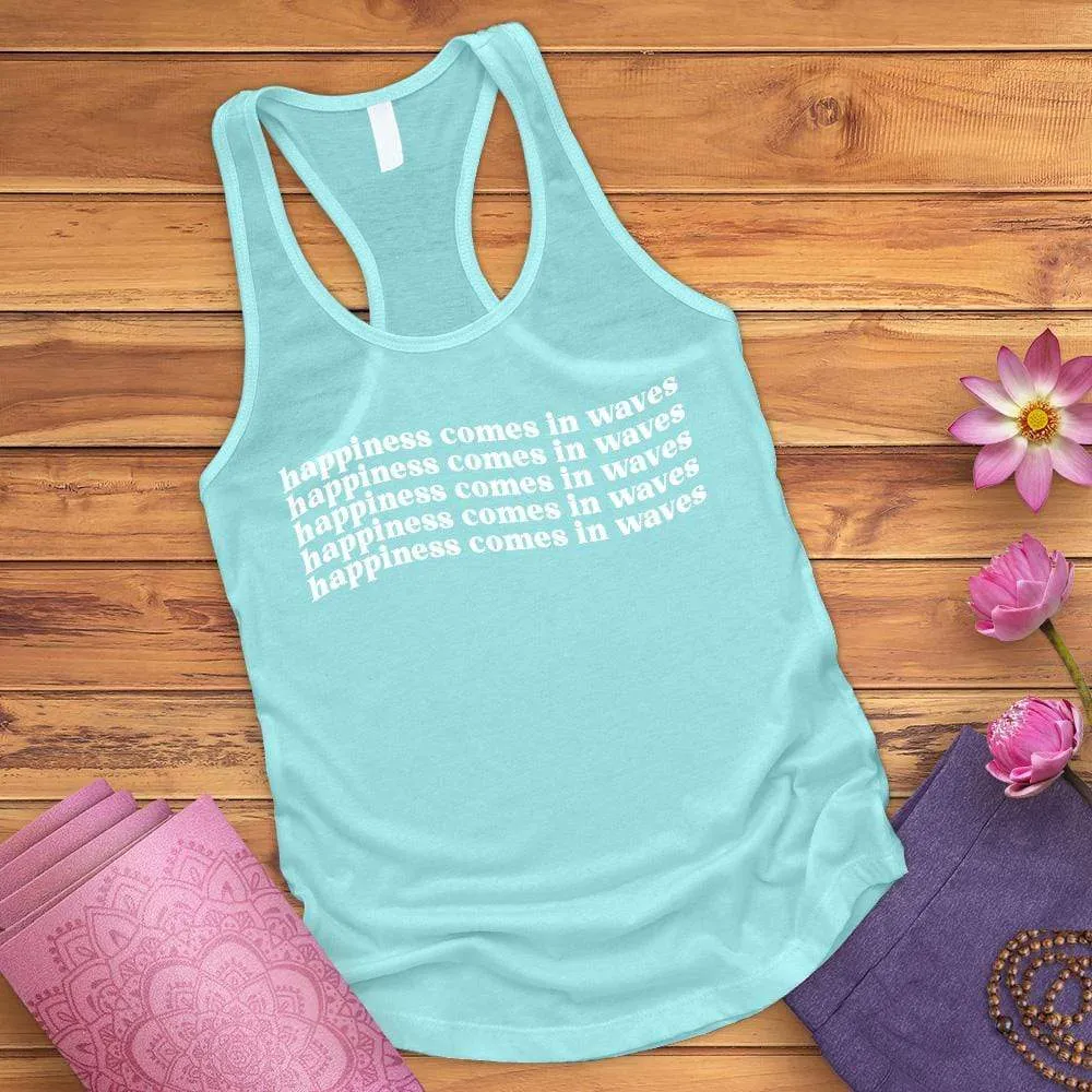 Happiness Comes In Waves Tank Top