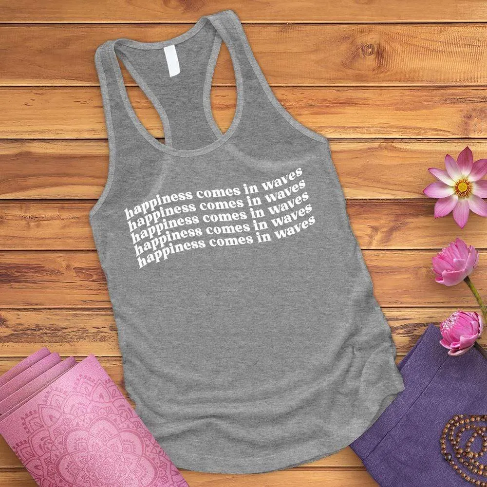 Happiness Comes In Waves Tank Top