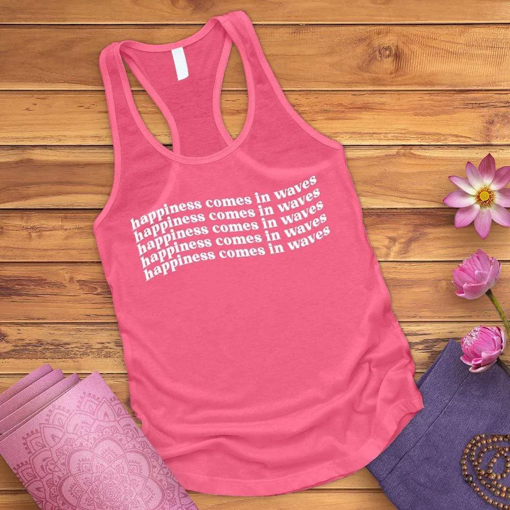Happiness Comes In Waves Tank Top