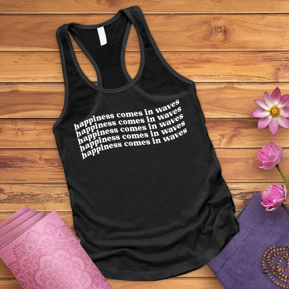 Happiness Comes In Waves Tank Top