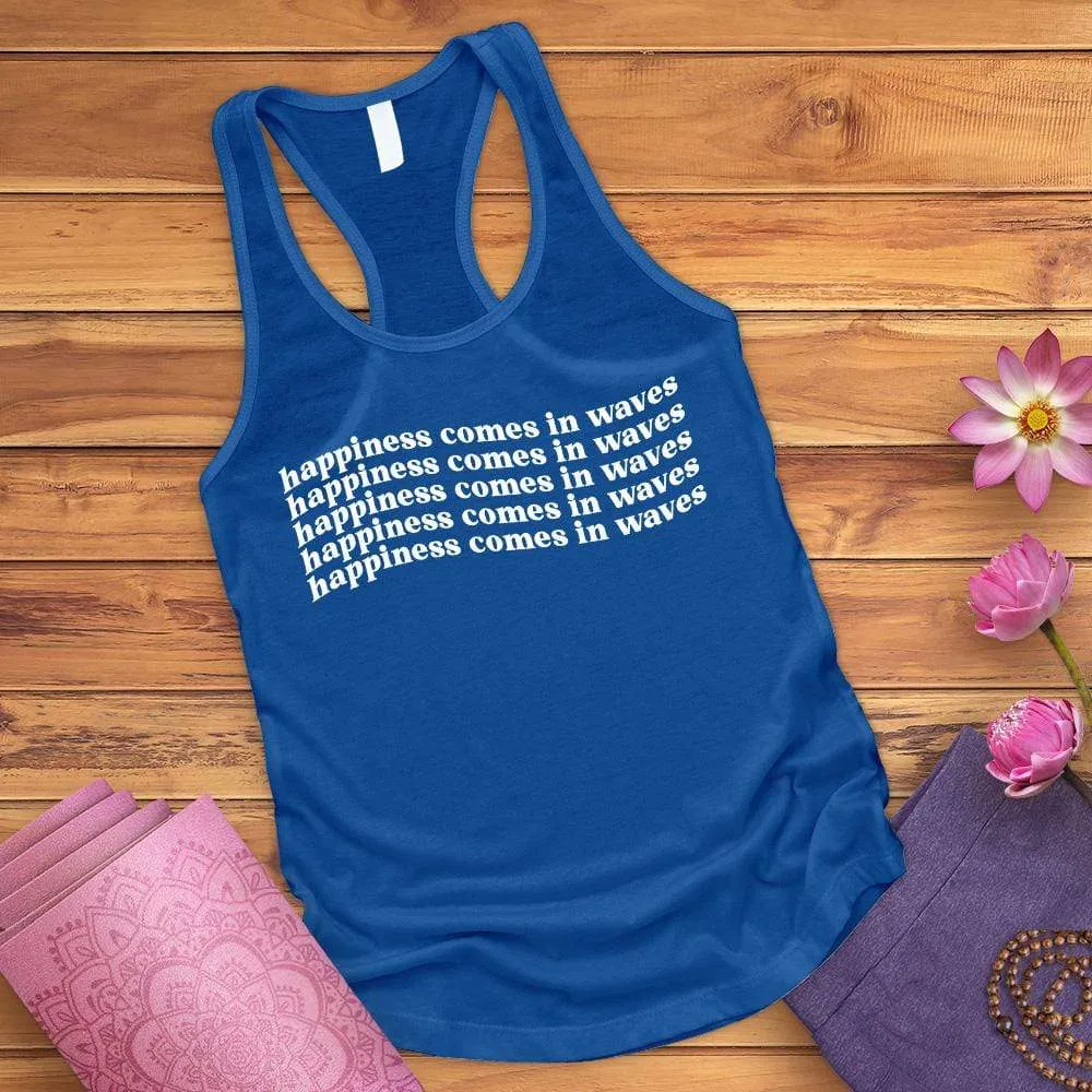 Happiness Comes In Waves Tank Top