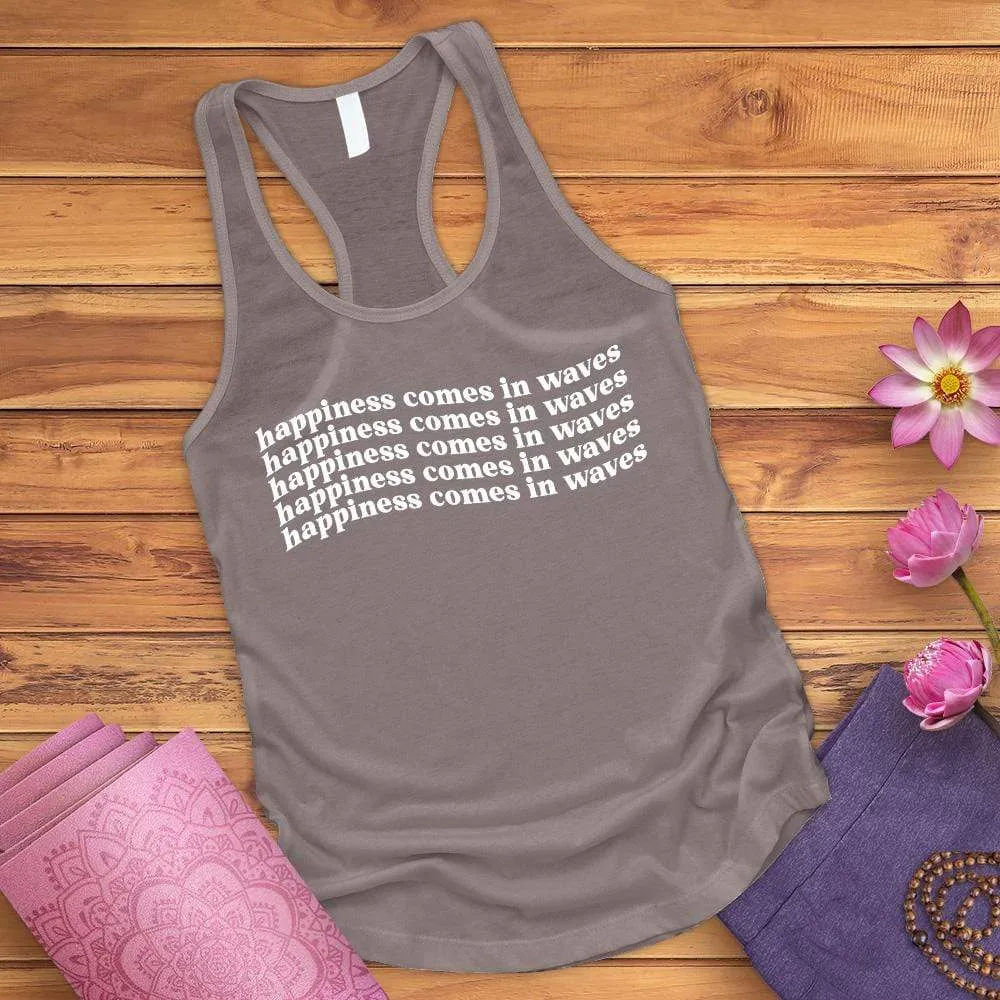 Happiness Comes In Waves Tank Top