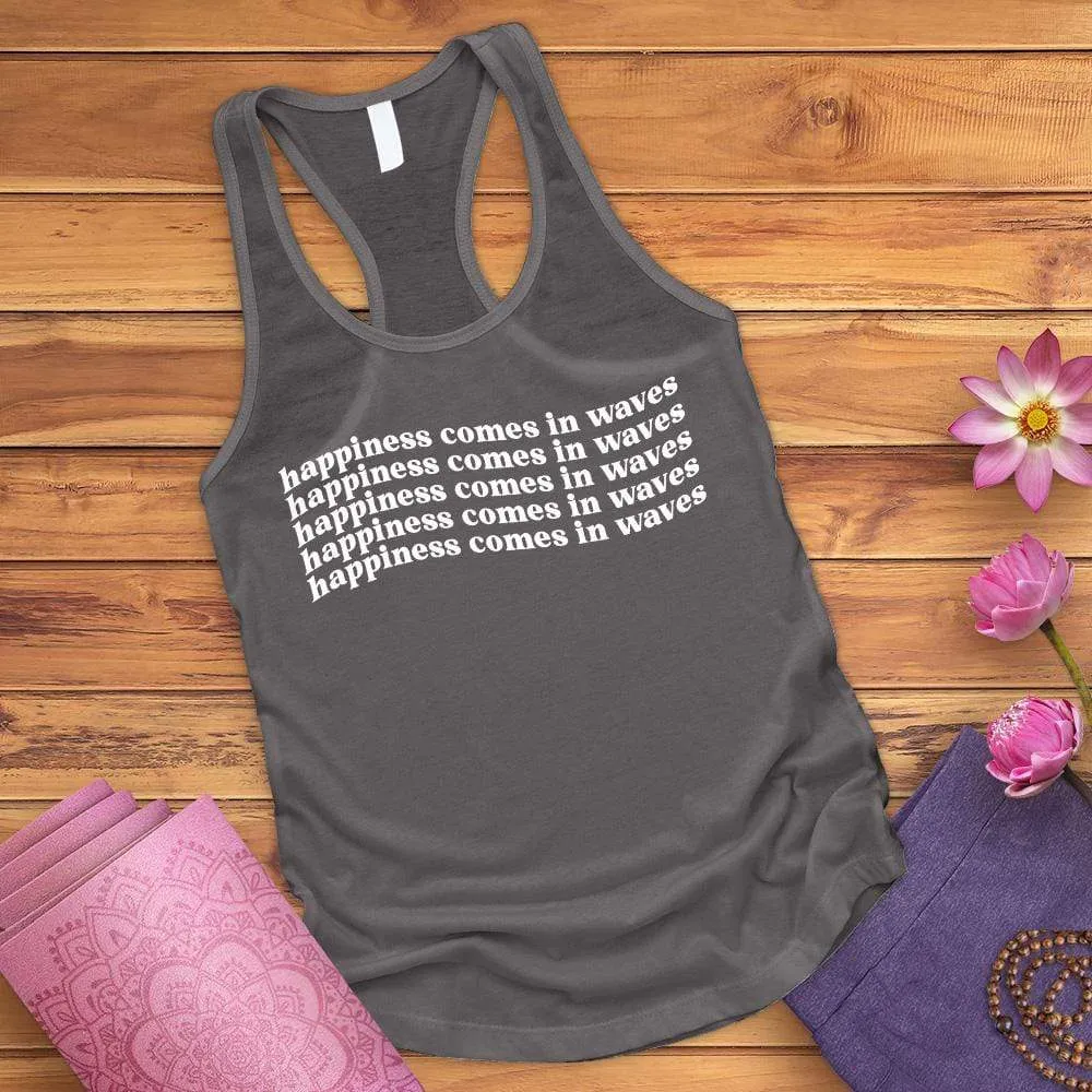 Happiness Comes In Waves Tank Top