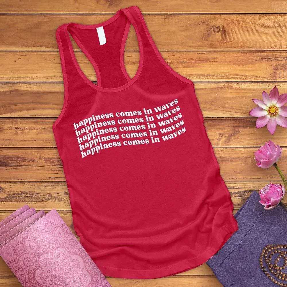 Happiness Comes In Waves Tank Top