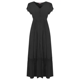 Joe Browns 12 Black The Ultimate Boho Maxi Dress