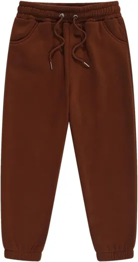 Kids Boys Jogger Pants Toddler Boys' Drawstring Elastic Waist Cotton Solid Pants Casual Sweatpants 1PCS Set