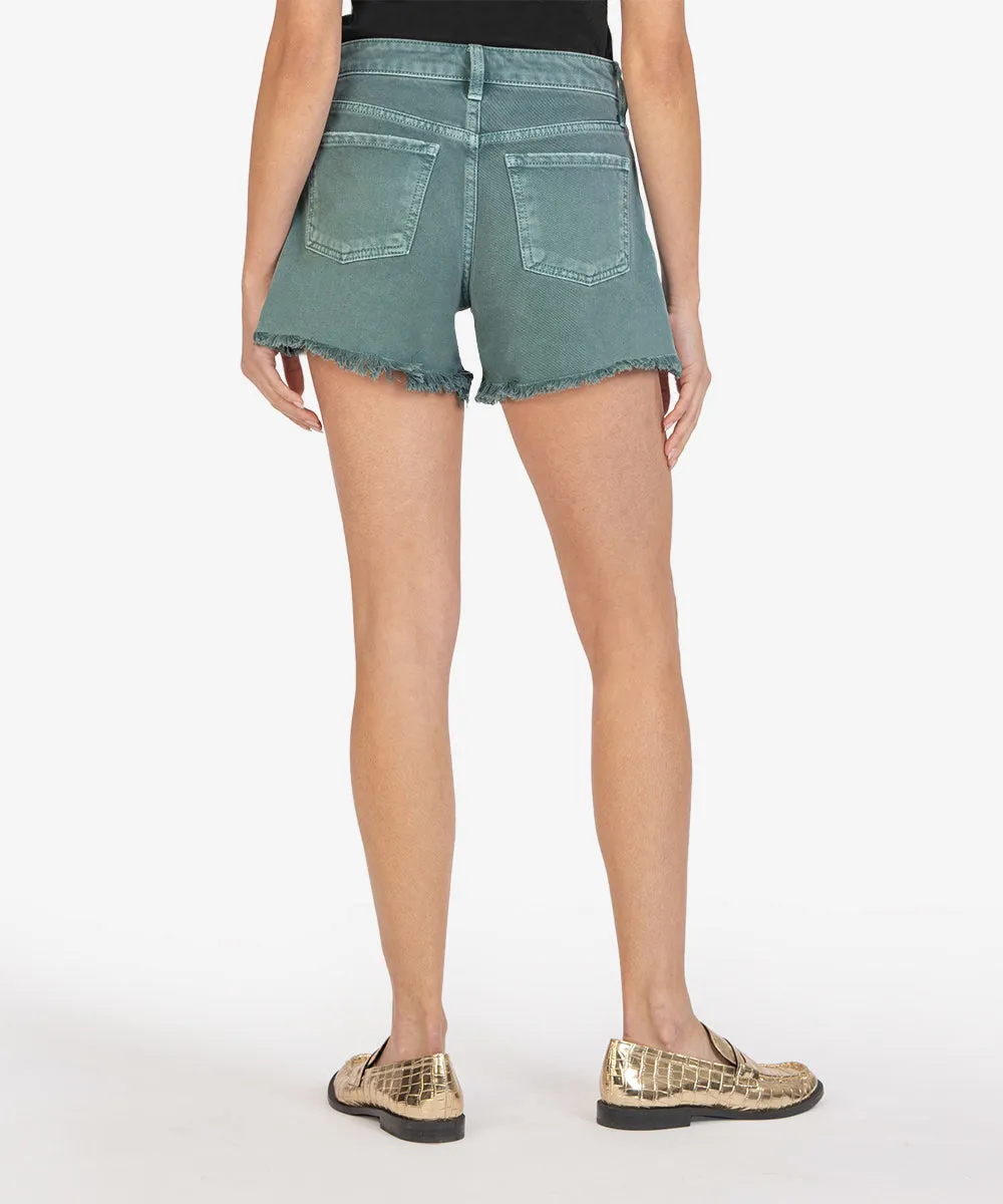 KUT Jane High Rise Long Short w/Fray Hem