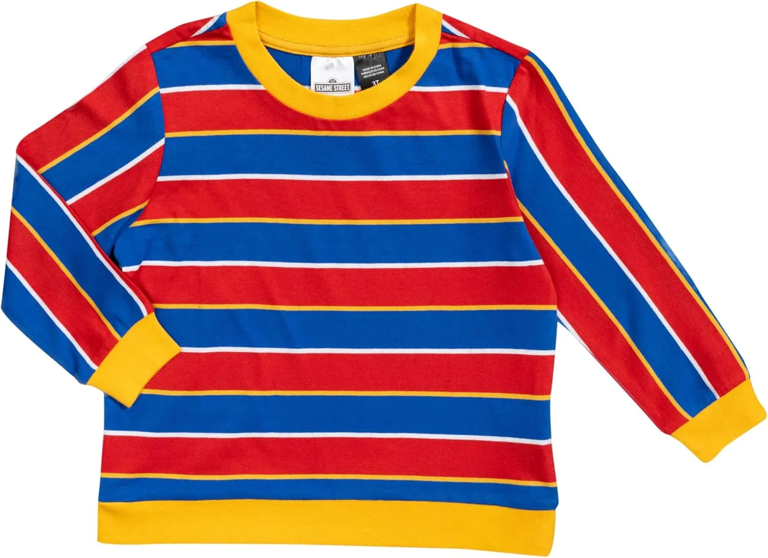 Mad Engine Bert and Ernie Sesame Street Kids Children Long Sleeve T-Shirt Halloween Costume Cosplay