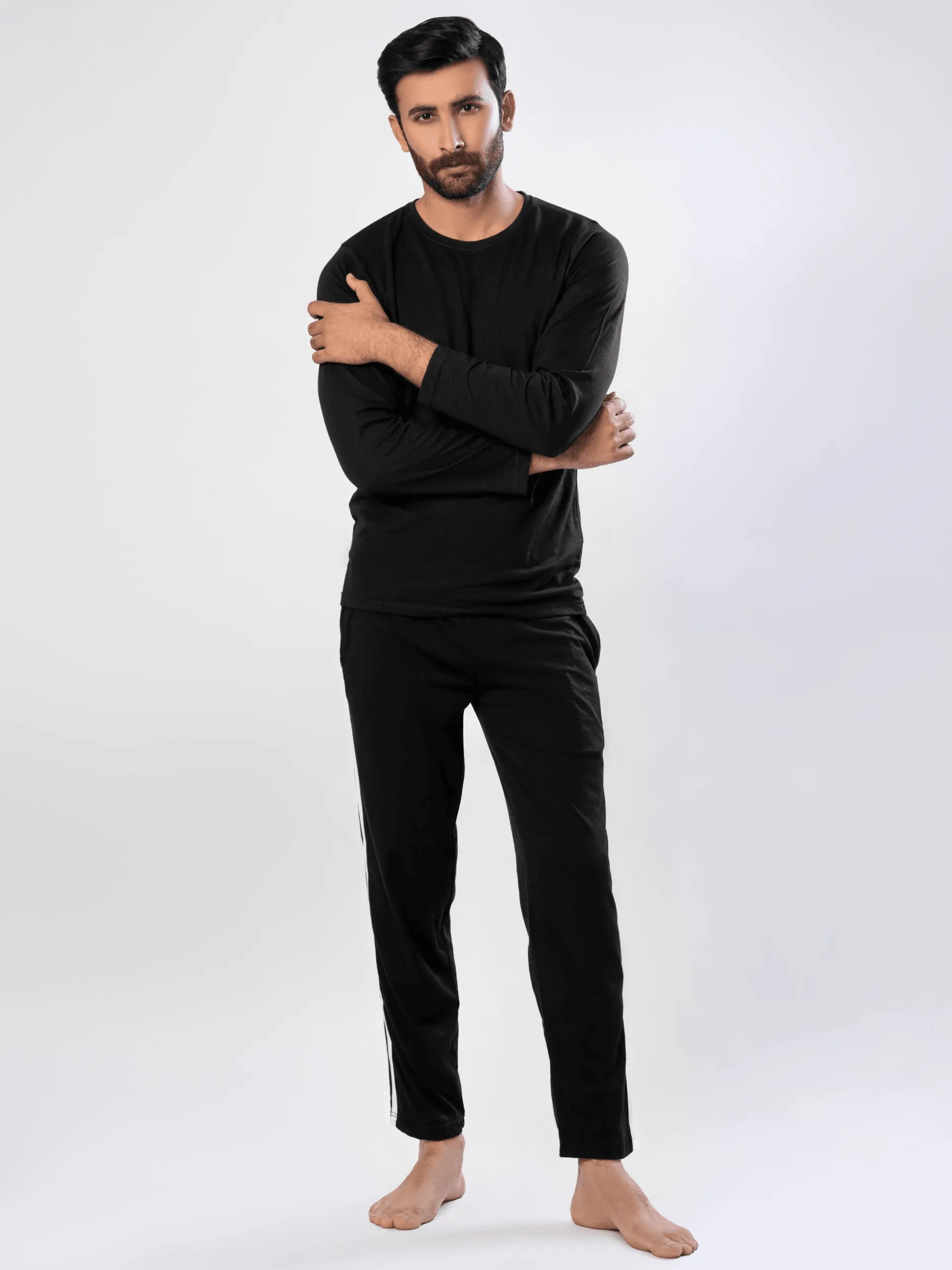 Men's Essential Night Suit (Full Sleeves)