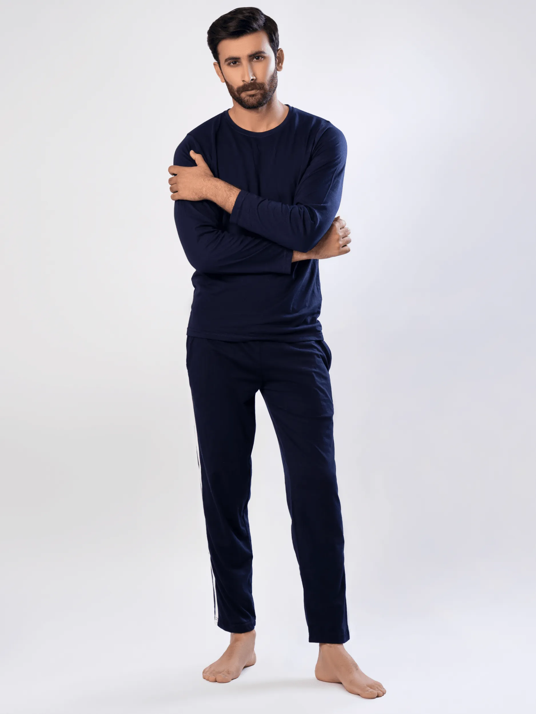 Men's Essential Night Suit (Full Sleeves)