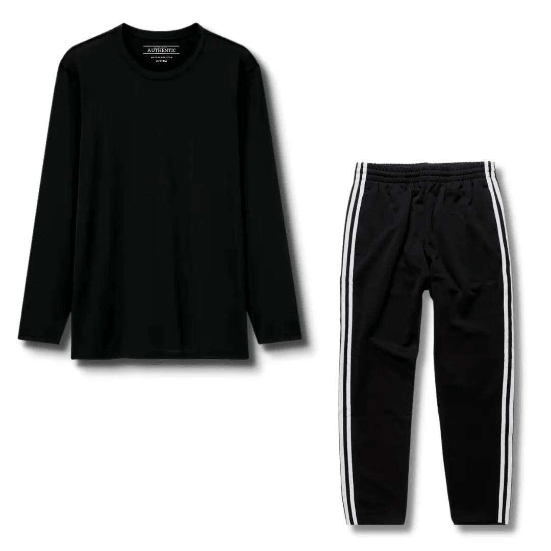 Men's Essential Night Suit (Full Sleeves)