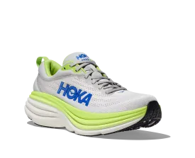 Men's Hoka Bondi 8 Color: Stardust/ Lettuce (WIDE WIDTH)