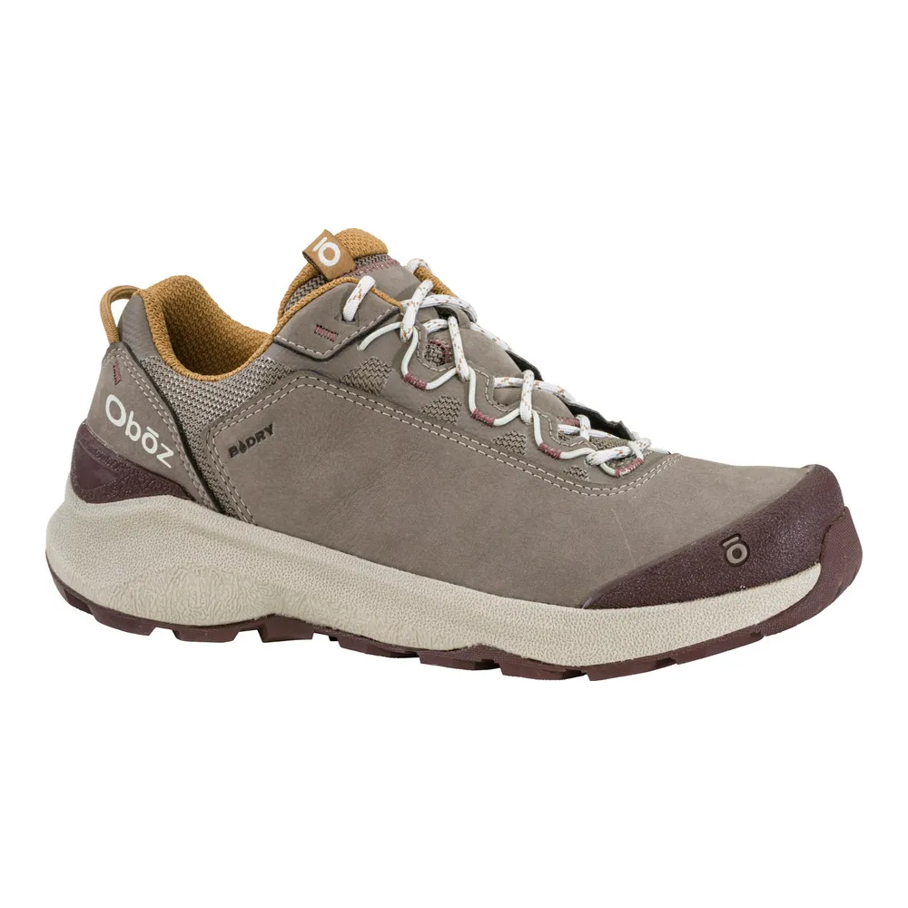 Men's Oboz Cottonwood Low Waterproof Color: Rockfall