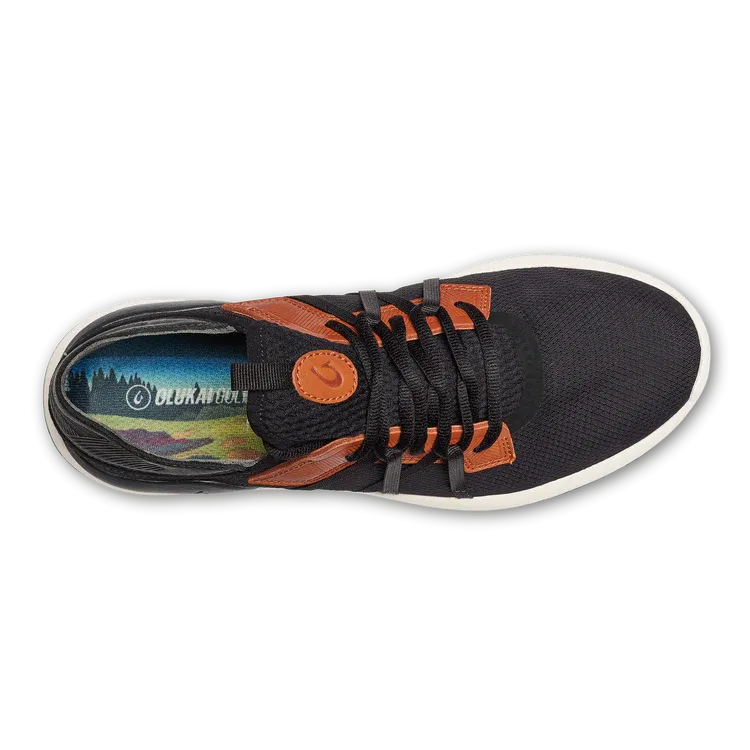 Men's Olukai Manele Color: Black / Dark Shadow