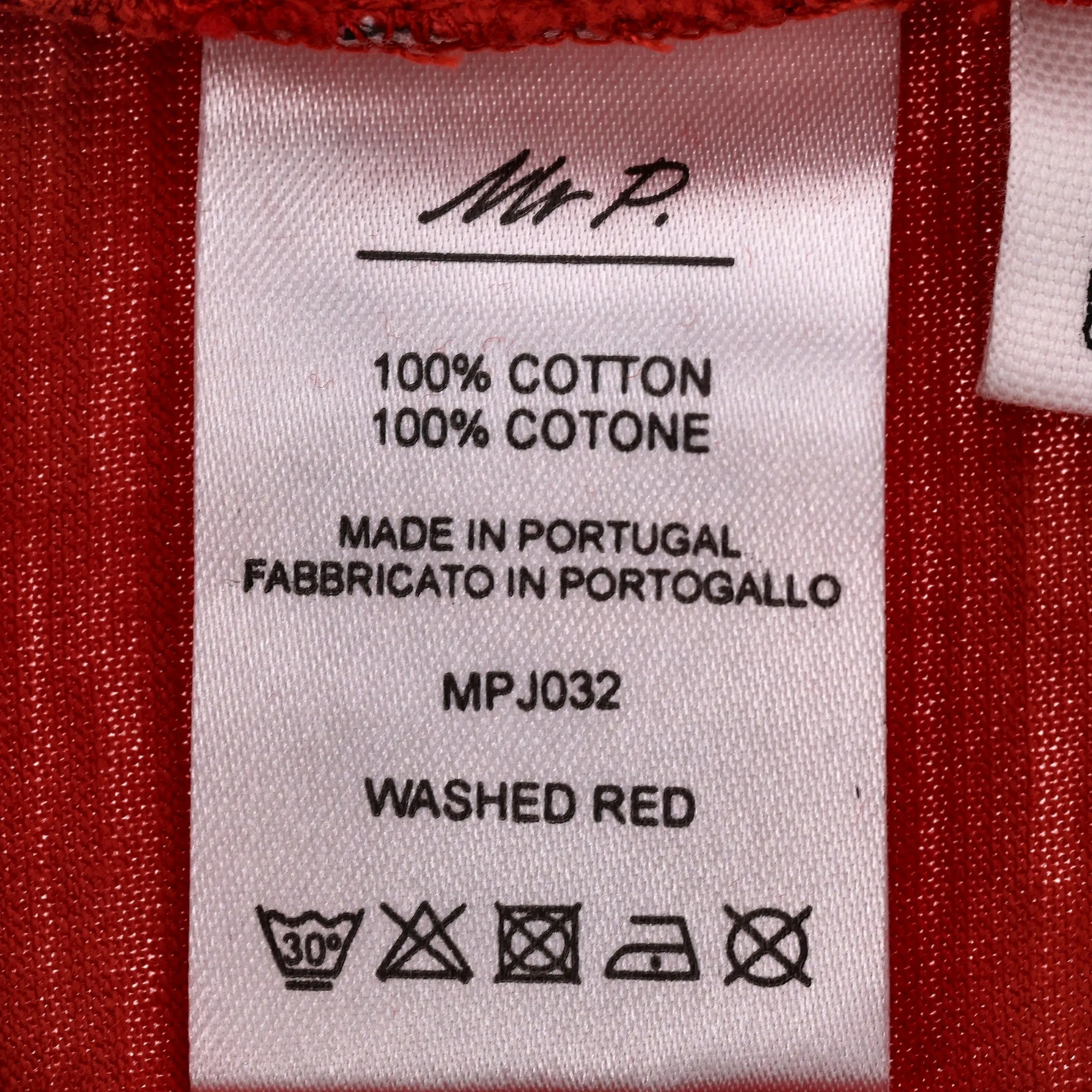 Mr P. Basic Cotton T-Shirt. Size XS