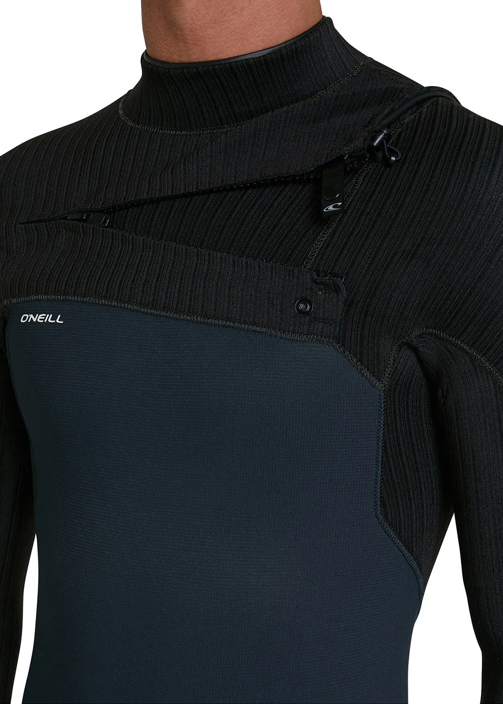 ONeill Mens Hyperfreak 3/2mm  Chest Zip Steamer Wetsuit