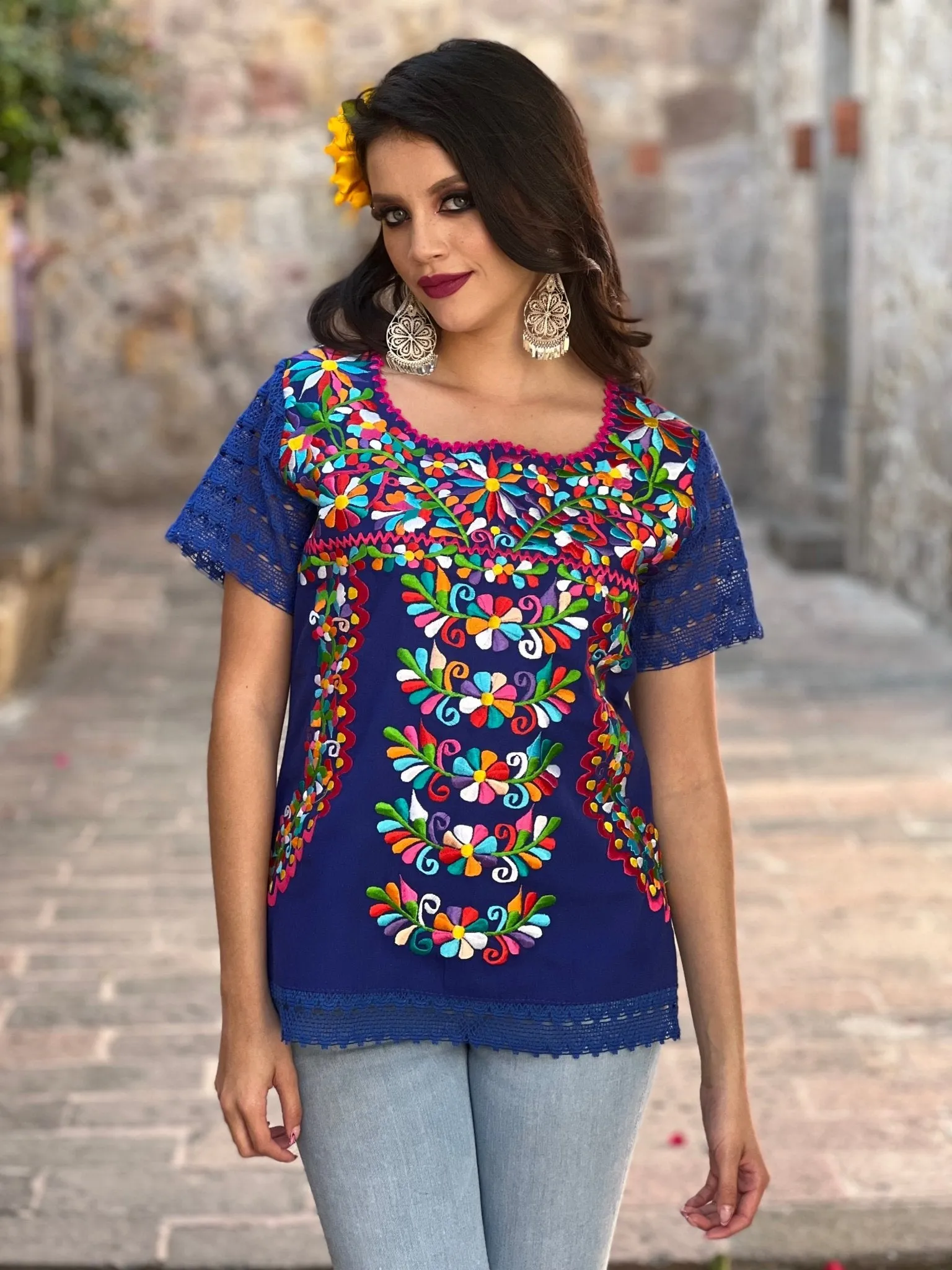 Otomi Floral Blouse
