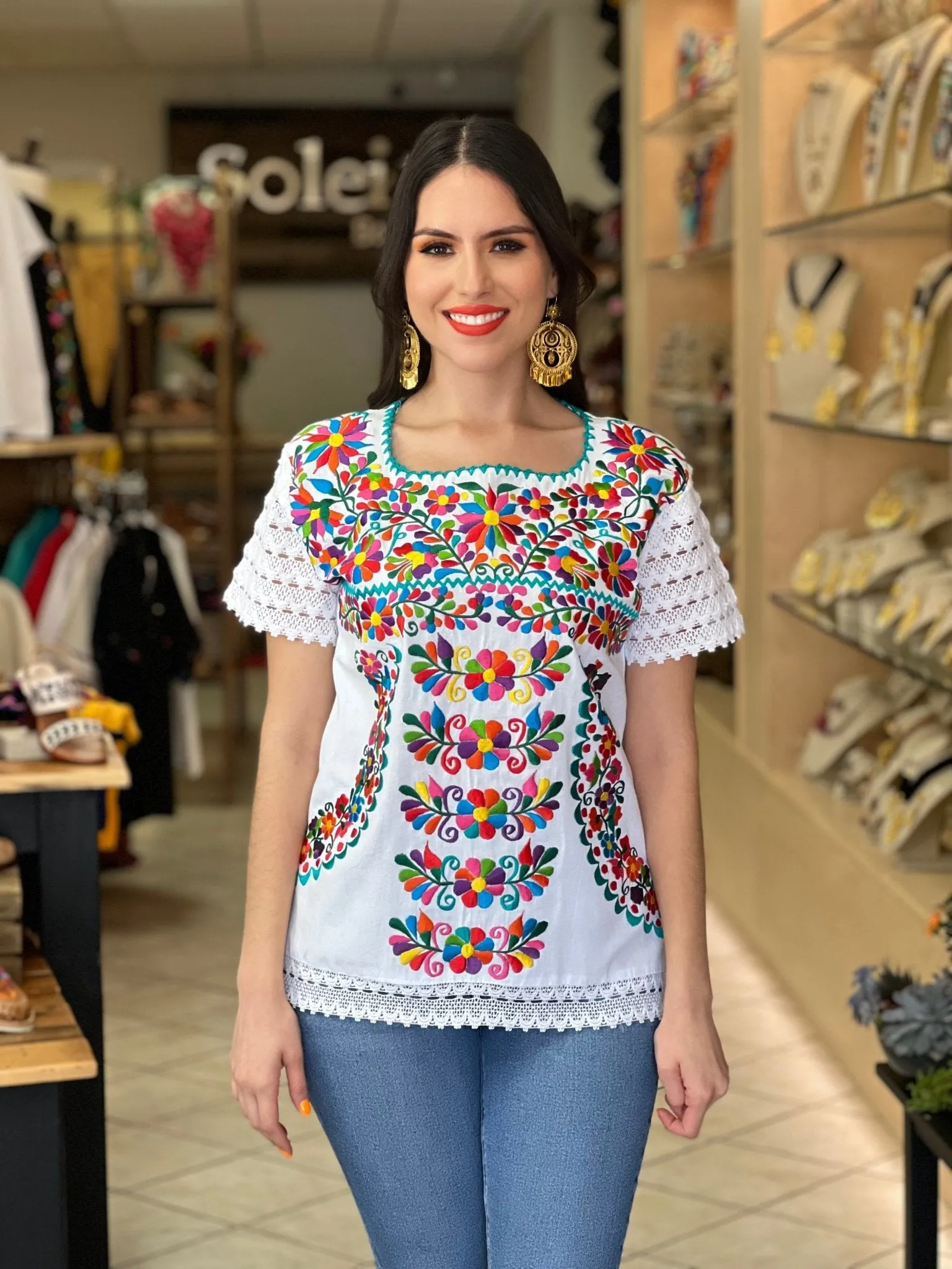 Otomi Floral Blouse