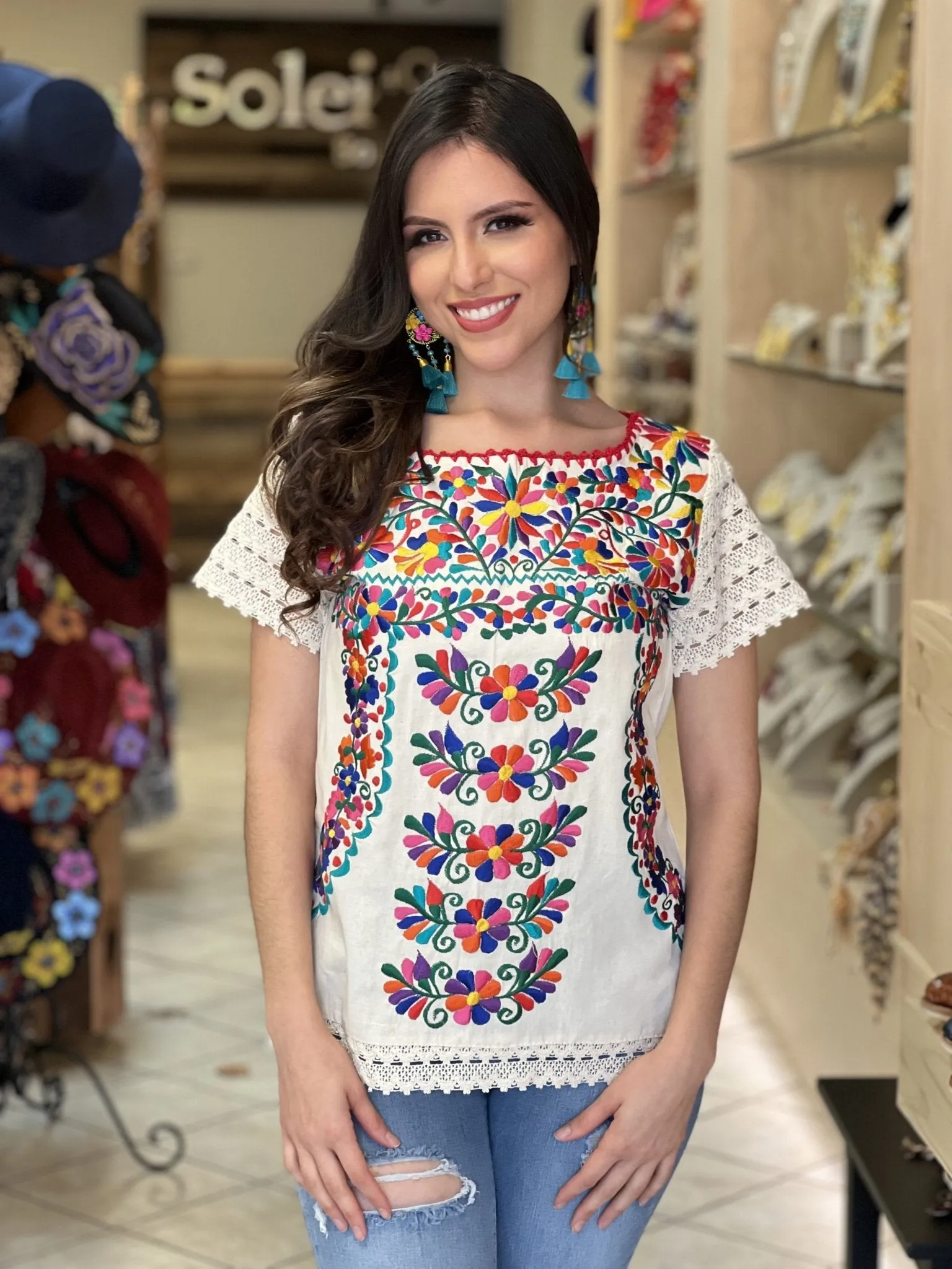 Otomi Floral Blouse