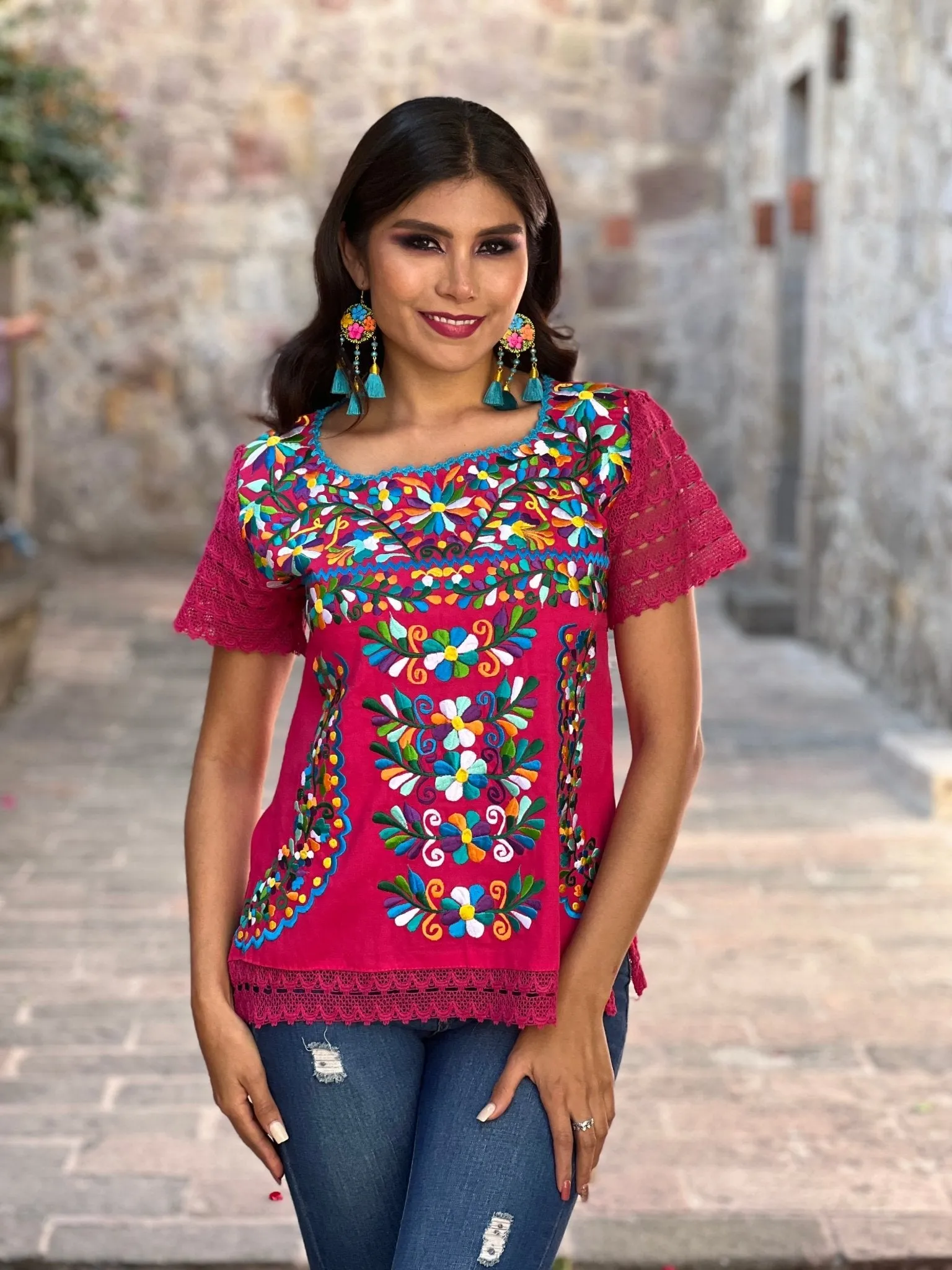 Otomi Floral Blouse