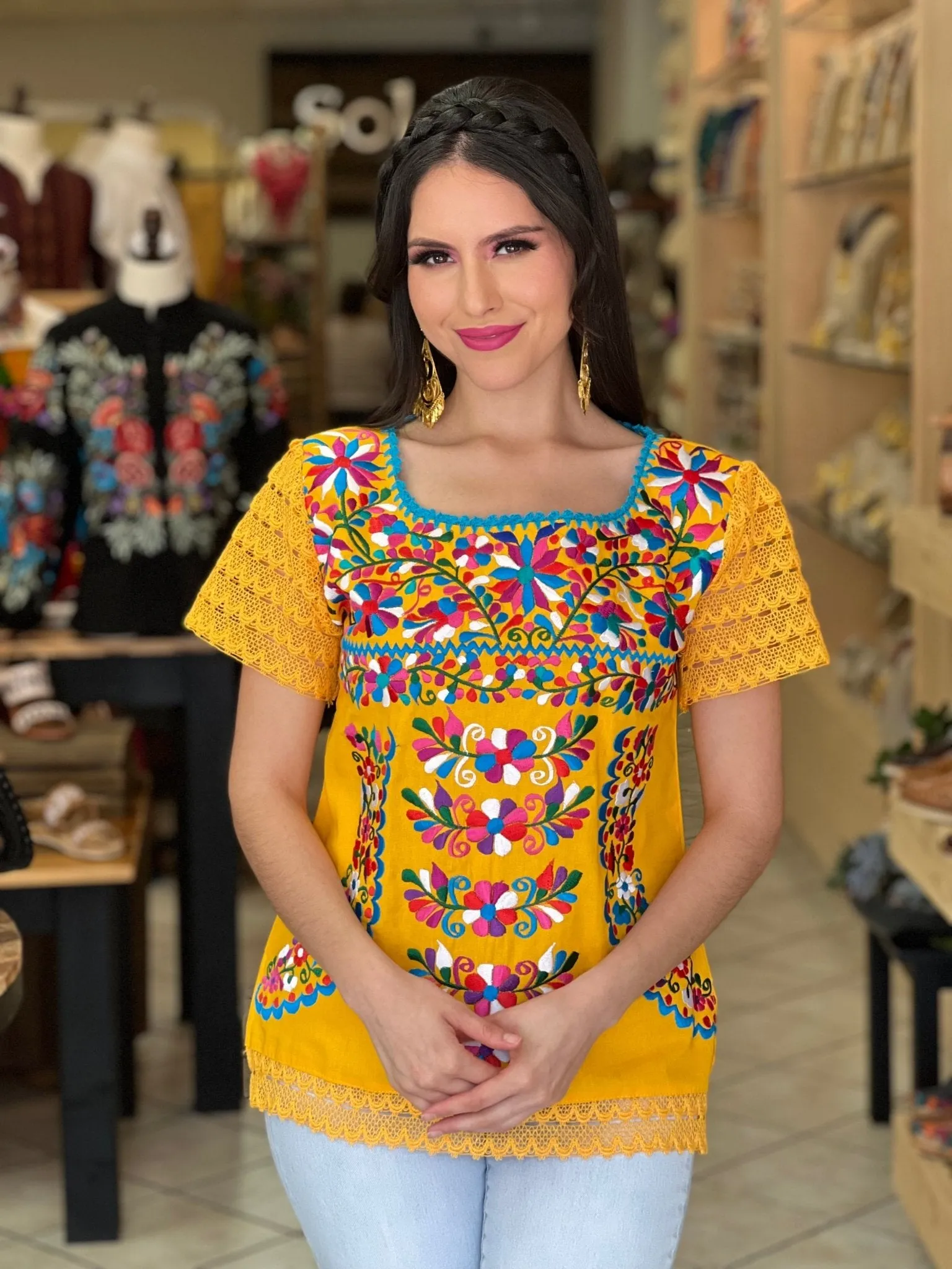 Otomi Floral Blouse