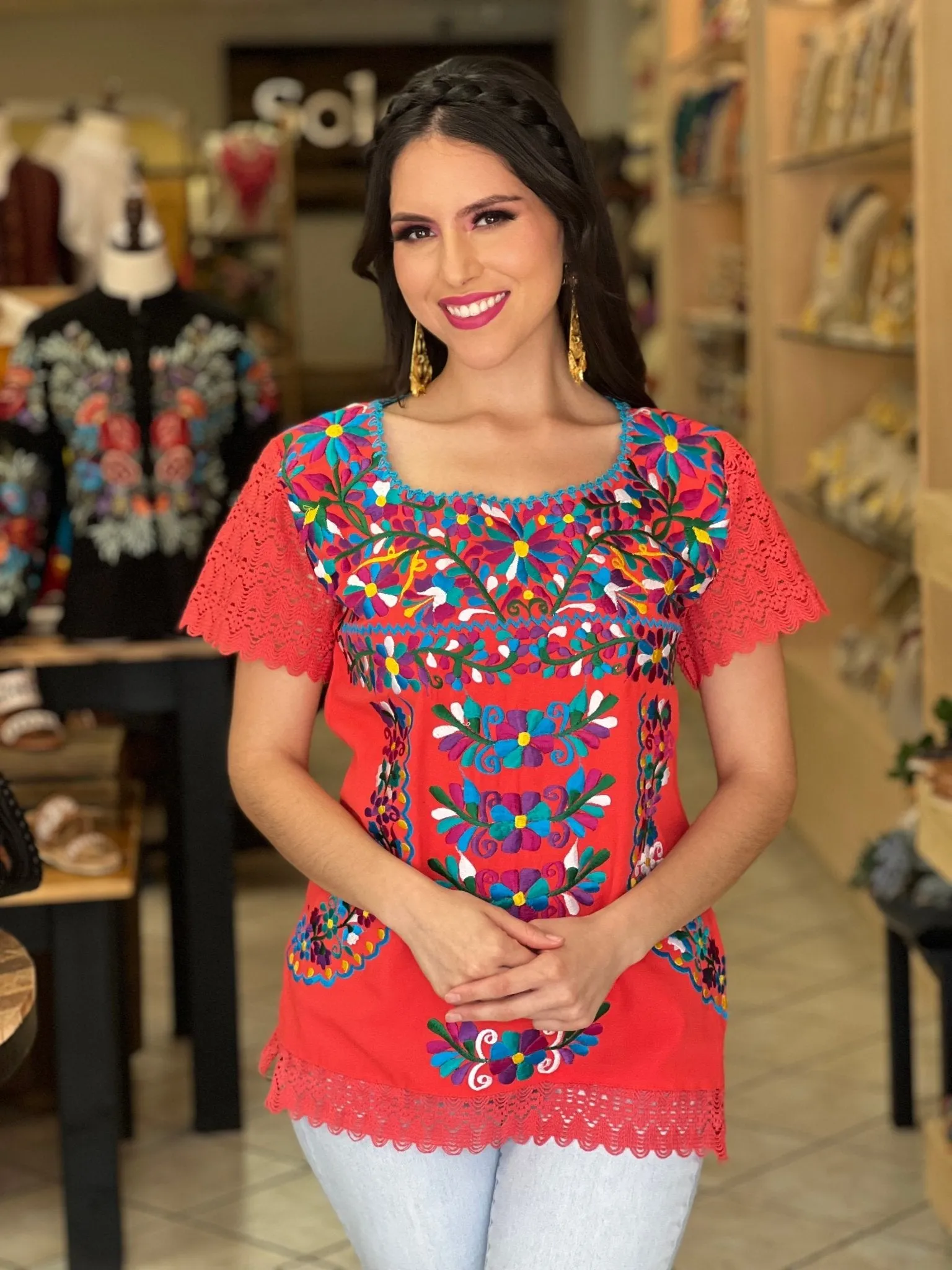 Otomi Floral Blouse