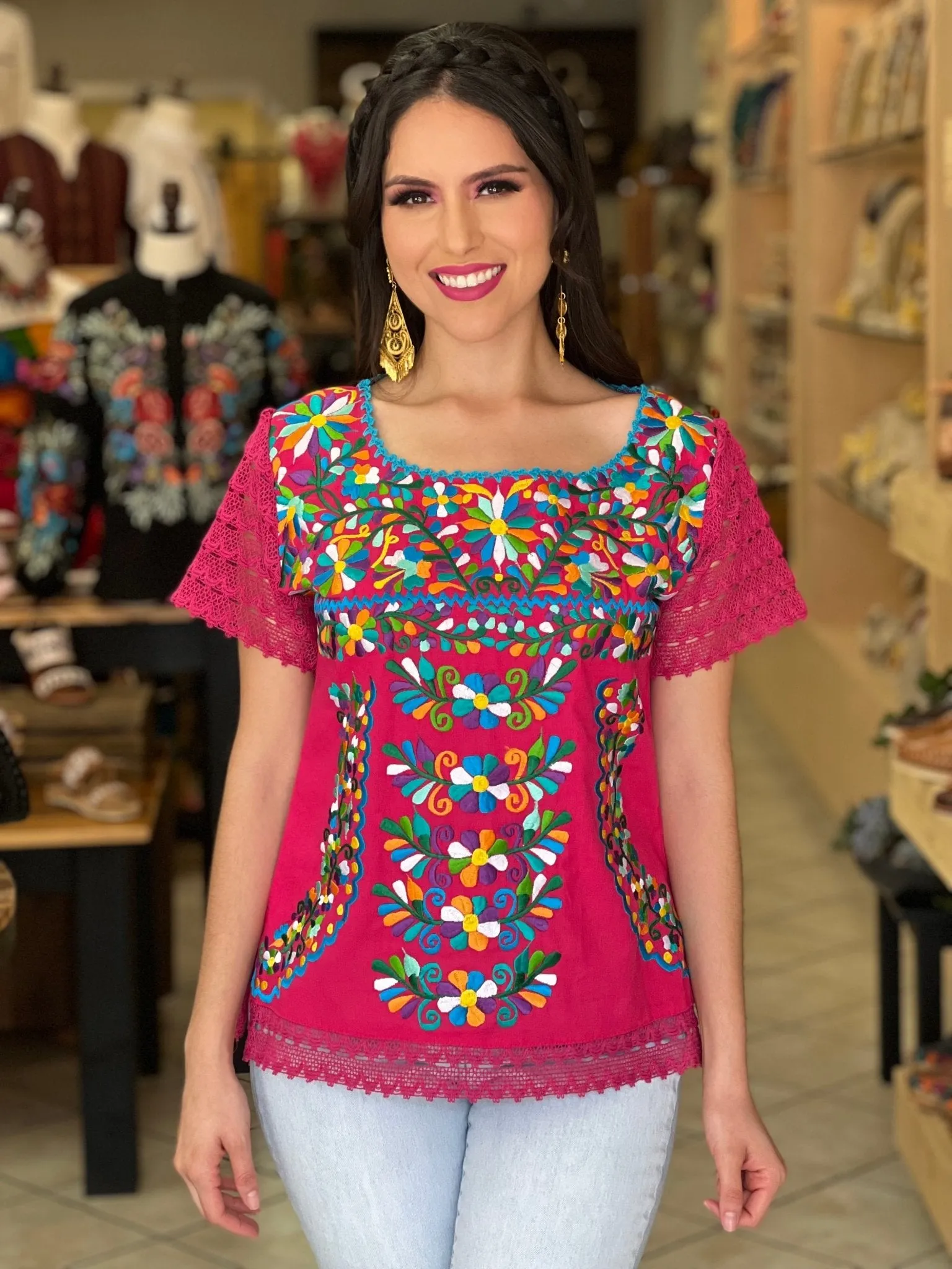 Otomi Floral Blouse