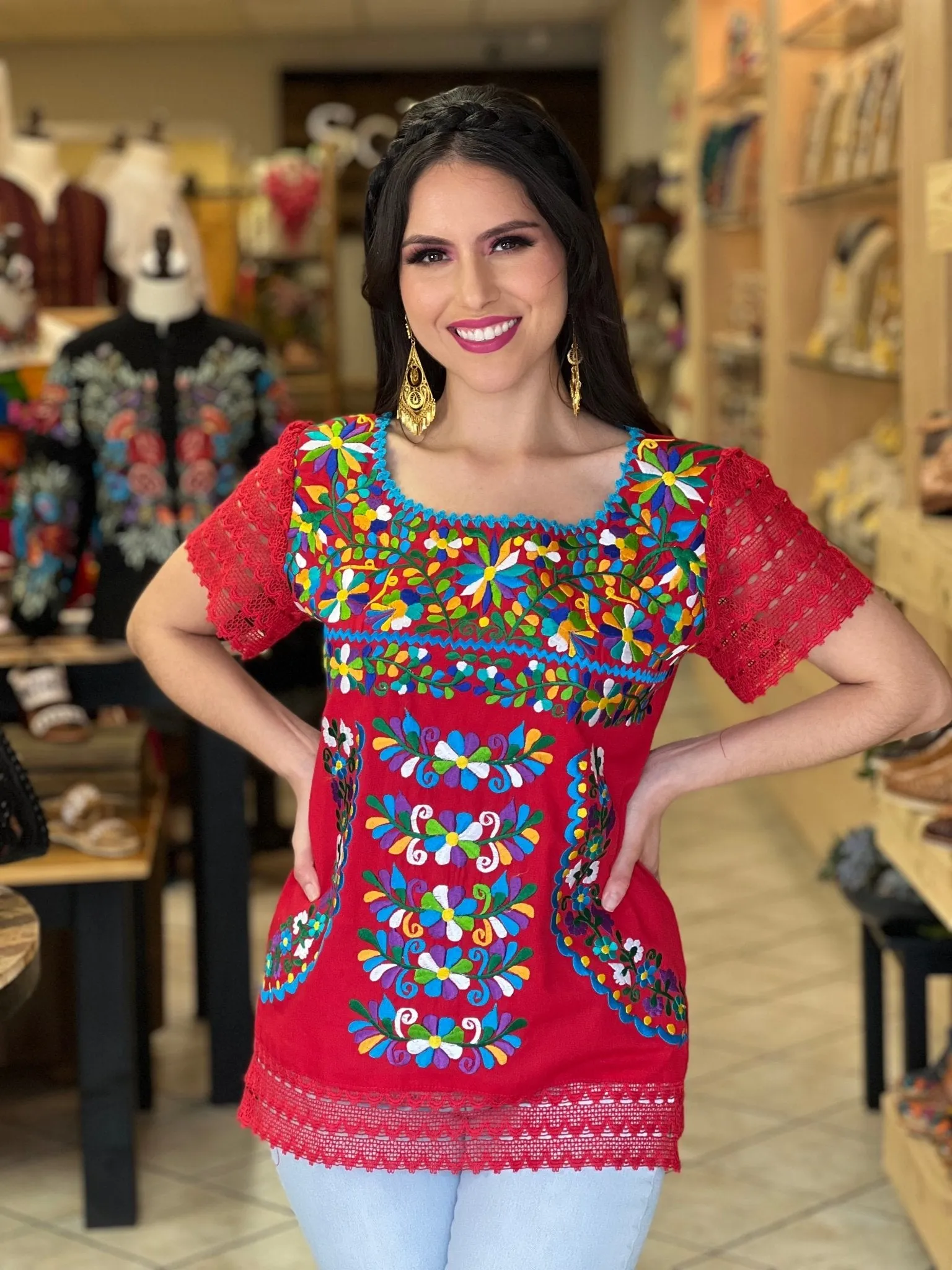 Otomi Floral Blouse