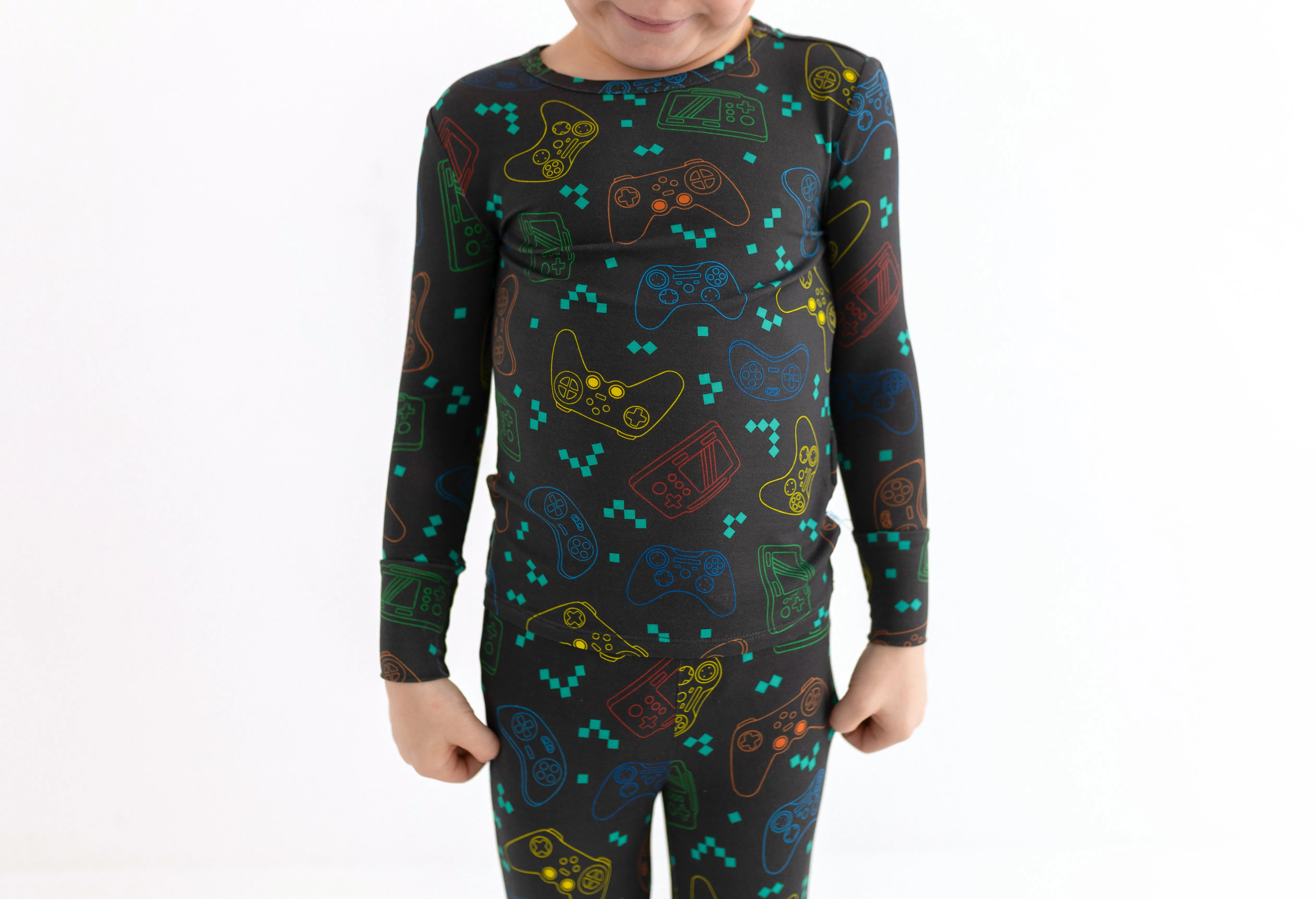 Posh Peanut Posh Player One Long Sleeve Basic Pajama