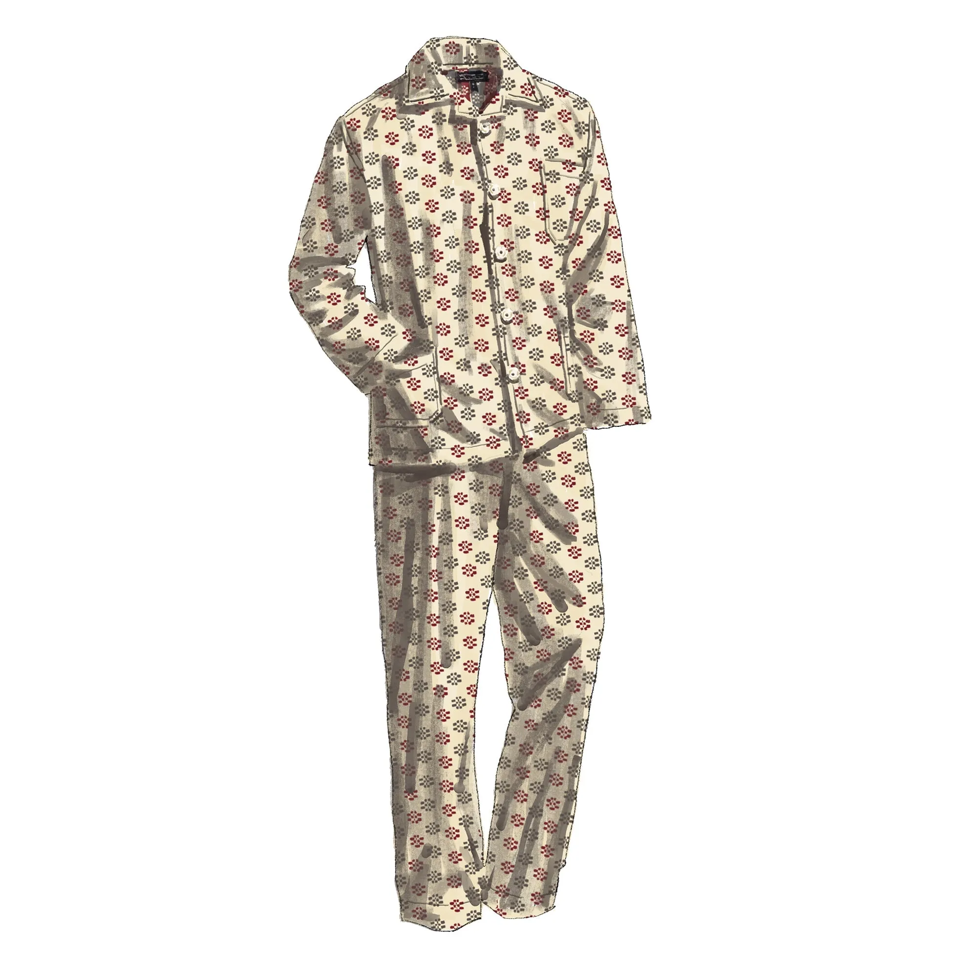 Printed PJ Jacket
