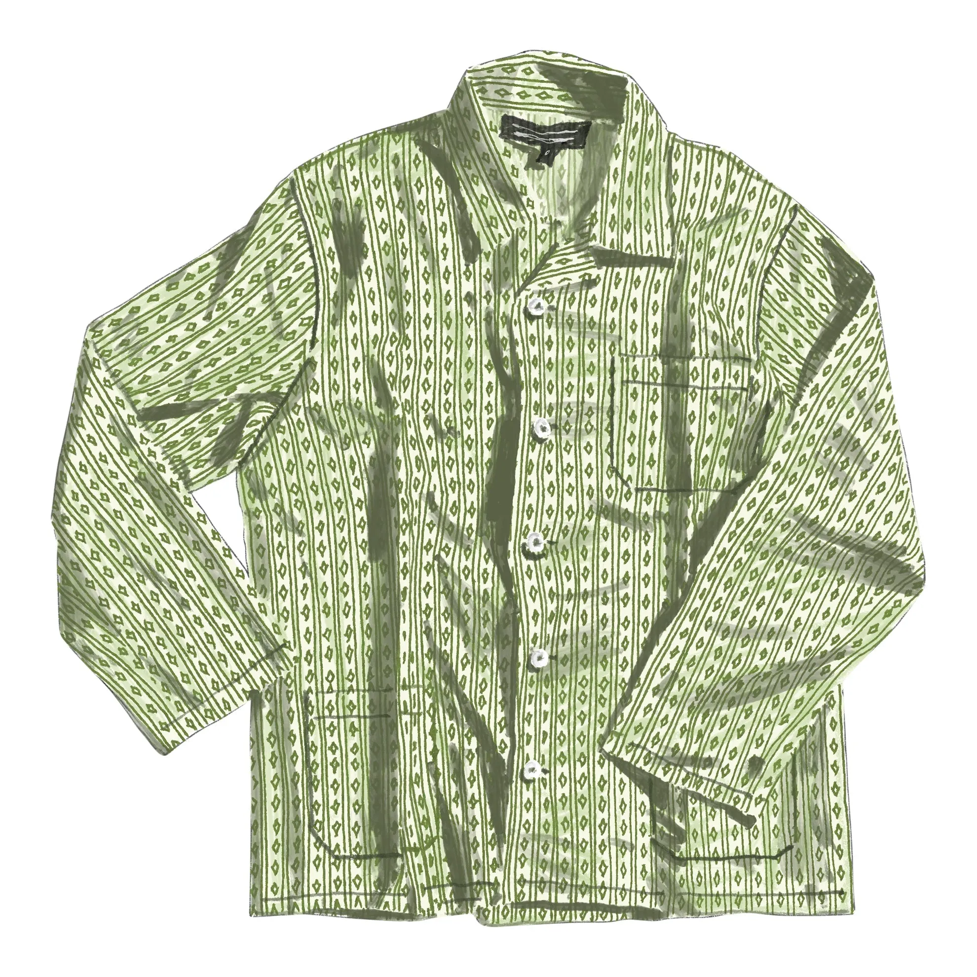Printed PJ Jacket