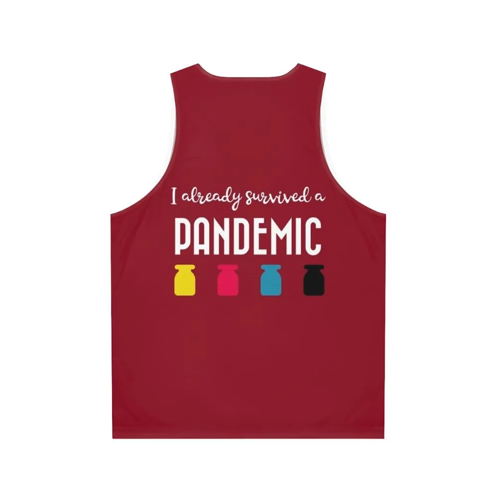 "Pandemic Survivor" Unisex Tank Top - Funny Gaming Apparel