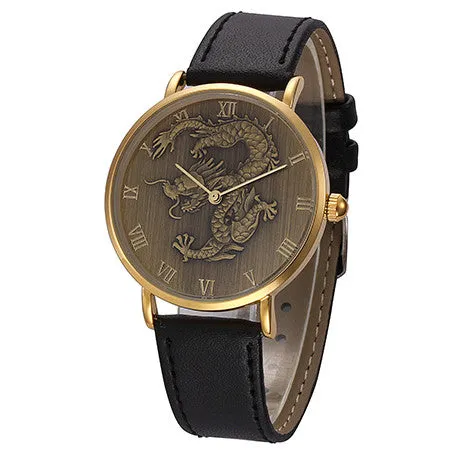 Relojes Hombre 2017 Antique Horse Watch Business Wristwatch Waterproof Horloges Mannen Quartz-Watch Brand Luxury Glod Watch Men