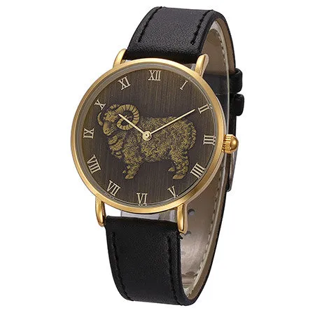 Relojes Hombre 2017 Antique Horse Watch Business Wristwatch Waterproof Horloges Mannen Quartz-Watch Brand Luxury Glod Watch Men