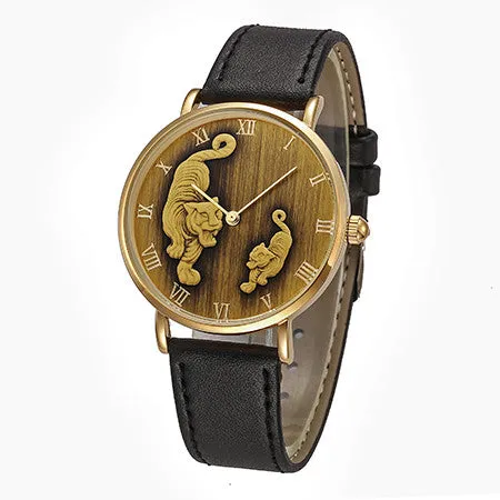 Relojes Hombre 2017 Antique Horse Watch Business Wristwatch Waterproof Horloges Mannen Quartz-Watch Brand Luxury Glod Watch Men