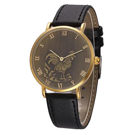 Relojes Hombre 2017 Antique Horse Watch Business Wristwatch Waterproof Horloges Mannen Quartz-Watch Brand Luxury Glod Watch Men