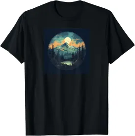 Serene Mountain Landscape T-Shirt
