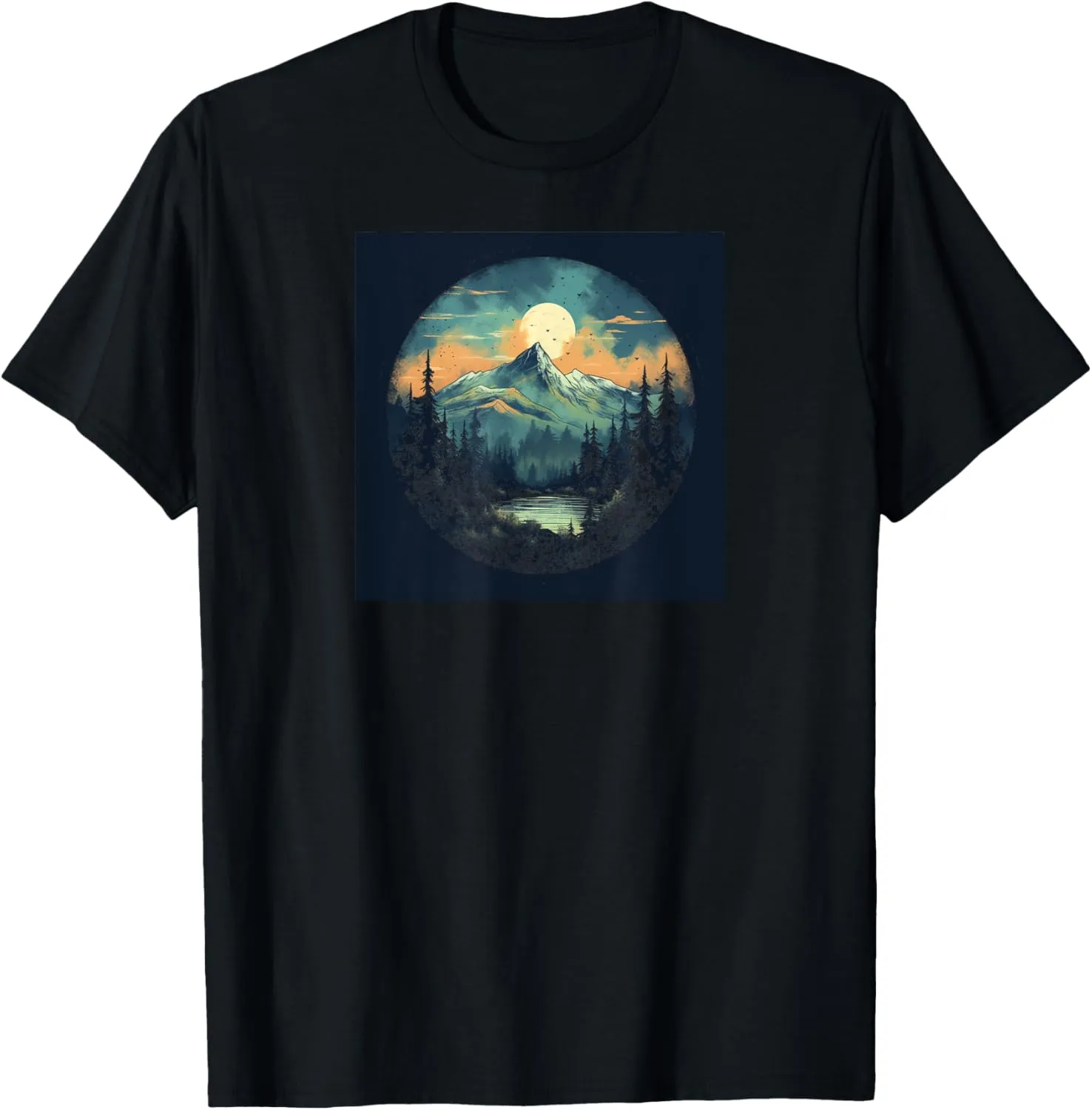 Serene Mountain Landscape T-Shirt